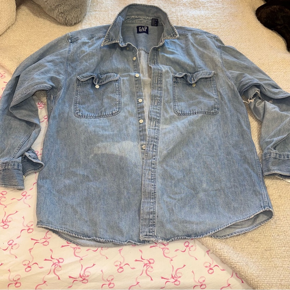 Vintage GAP Cotton Denim Shirt large